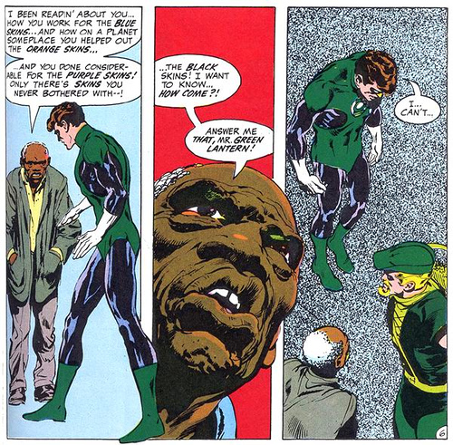 pinkskins green lantern don't got no black friends
