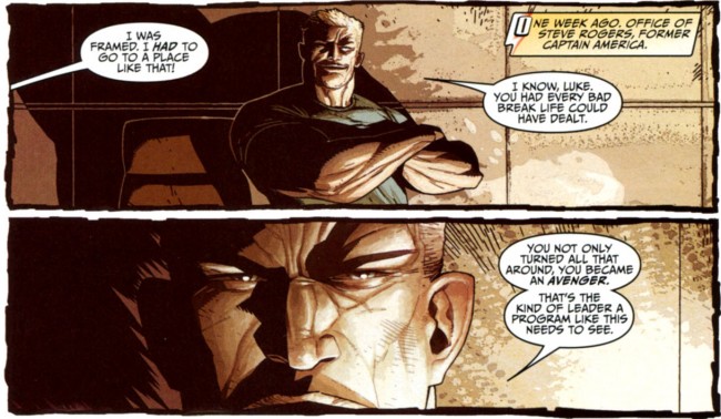 Steve Rogers respects Luke Cage