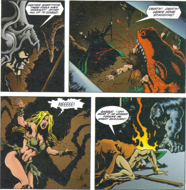 4thletter! » Blog Archive » The Primal Rage Comic: It's On Like Blizzard!